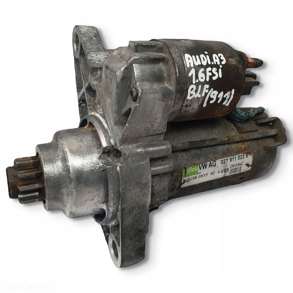 ROZRUSZNIK Audi A3 8P 1.6 FSI BLF valeo 02T911023S D6GS12 VS5 - 8