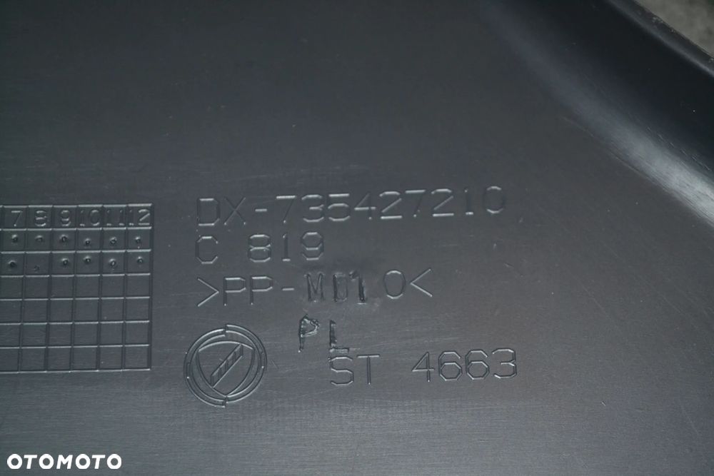 FIAT 500 TAPICERKA BOCZEK TYŁ TYLNY PRAWY 735427210 - 3