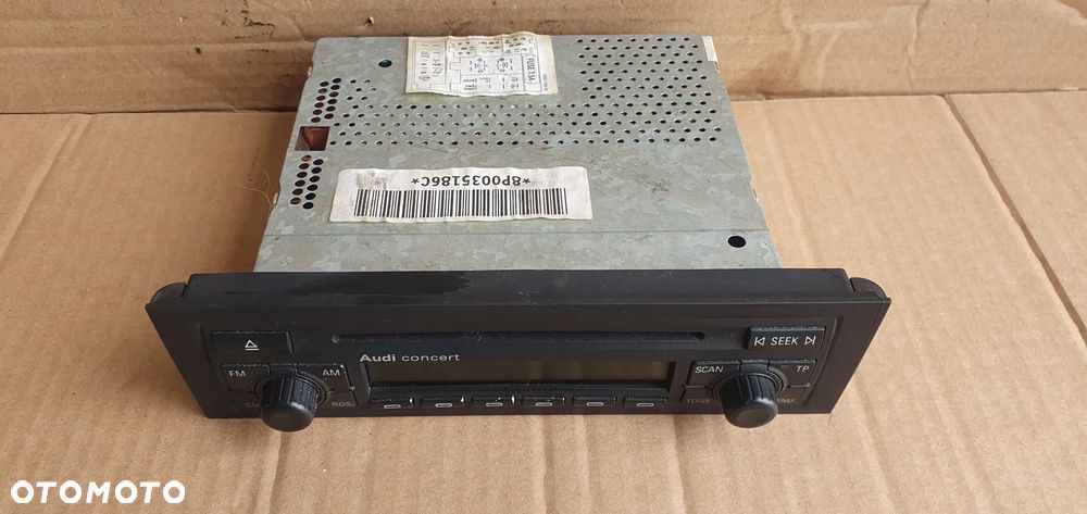 Radio radioodtwarzacz Oryginał Audi A3 8P 8P0035186C - 2
