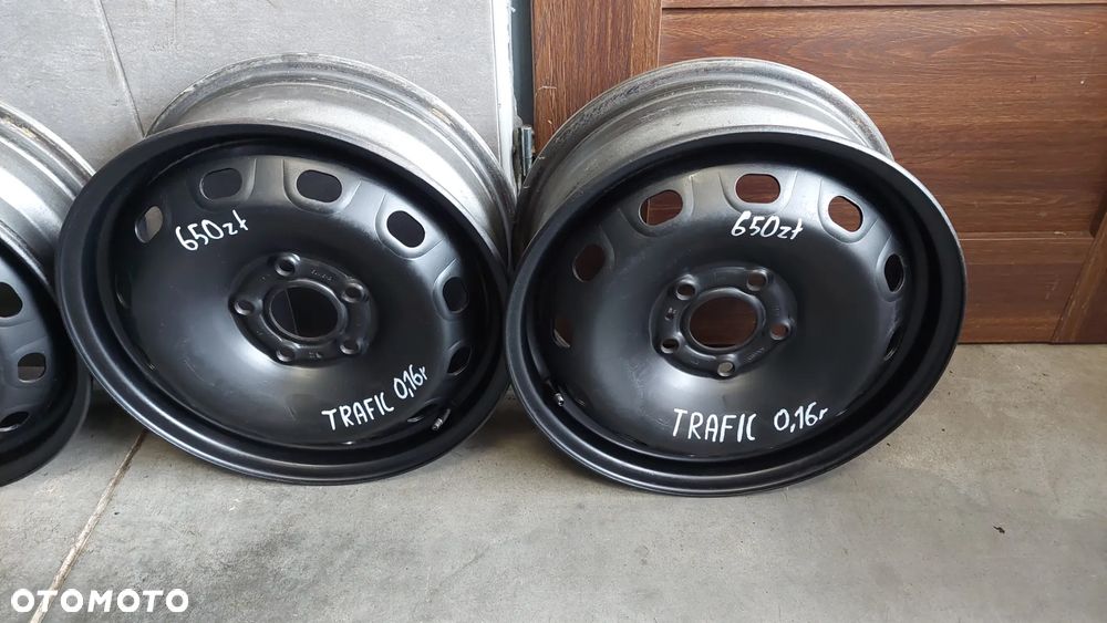 FELGI STALOWE RENAULT TRAFIC III 6JX16 ET50 16 CALI KOMPLET - 3