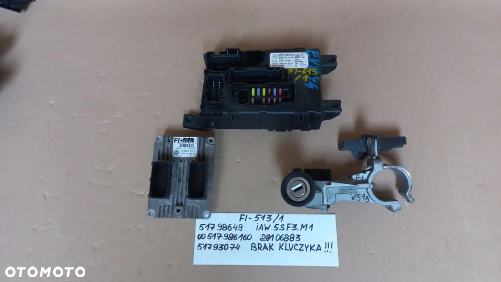 FIAT ALFA ROMEO KOMPUTER SILNIKA KOMPUTER SKRZYNI BIEGÓW ZESTAW STARTOWY - 10