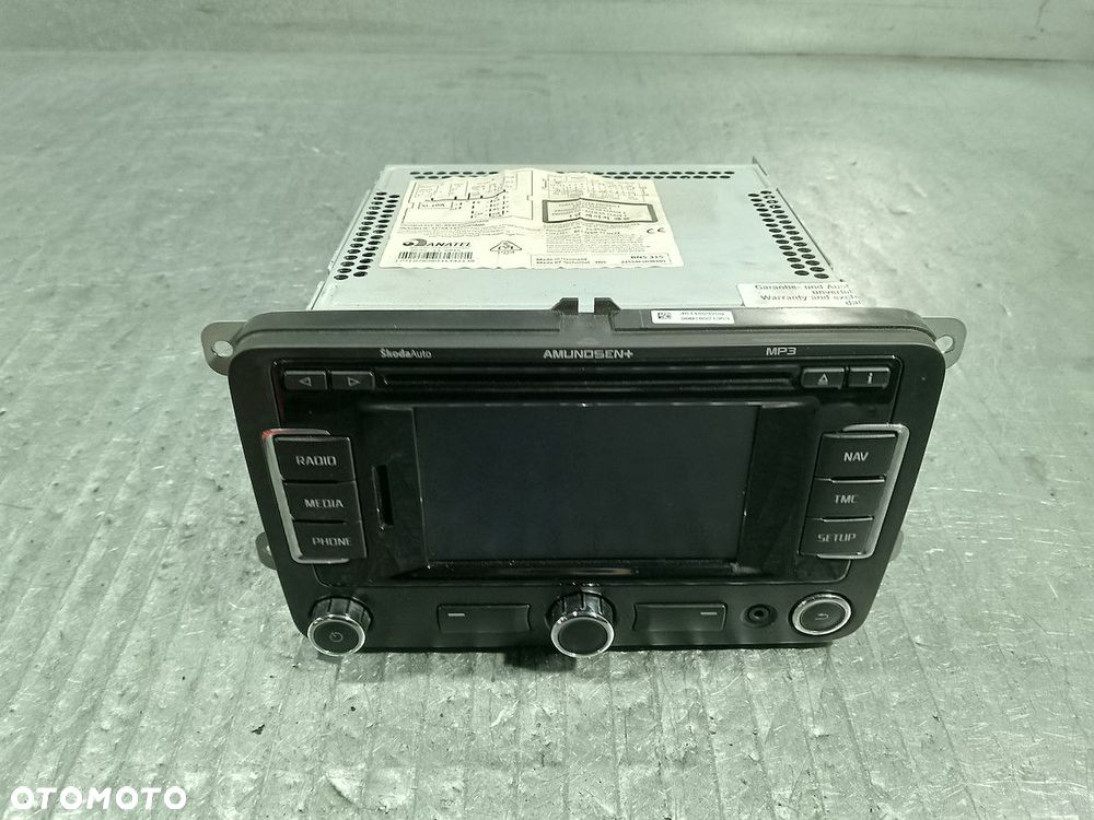 RADIO  SKODA OCTAVIA II LIFT 3T0035192M  RNS 315 - 1