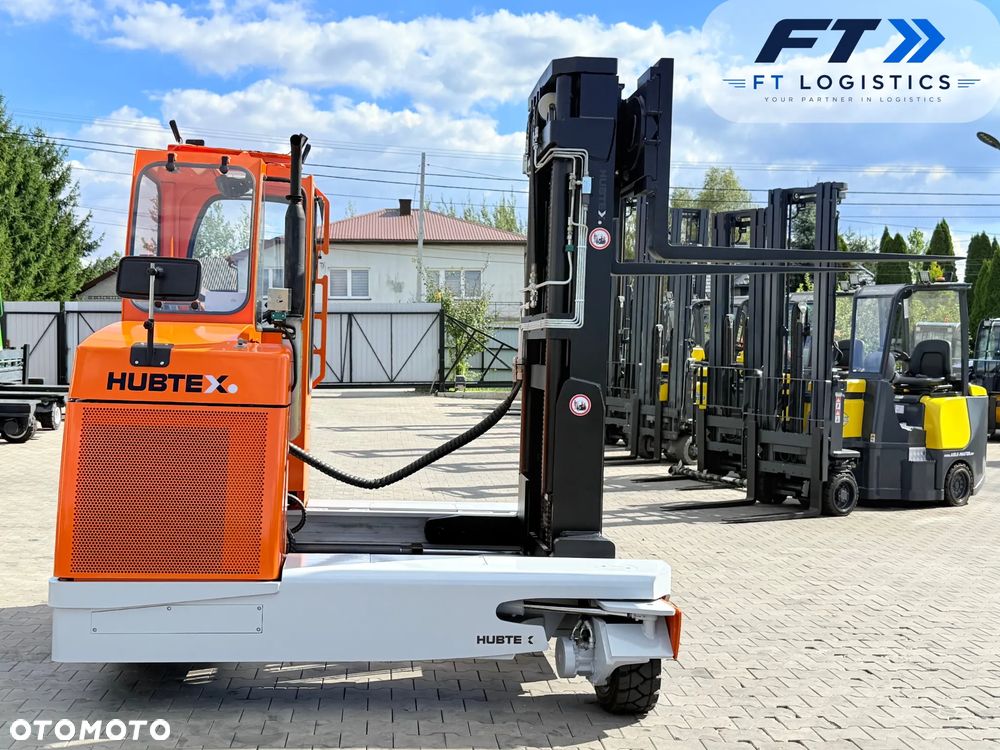 Hubtex WÓZEK CZTEROKIERUNKOWY - WIELOKIERUNKOWY | HUBTEX DQ45-D | DIESEL | TRIPLEX 5500 MM | POZYCJONER WIDEŁ | KAMERA | WOLNY SKOK | NOWE OPONY | OGRZEWANIE | PO SERWISIE | STAN IDEALNY - 30