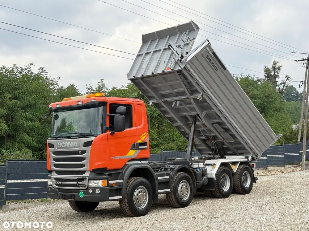 Scania * Kiper * Wywrotka *  Scania R490 * 8X4 * Bordmatic * Jak Nowy * Stan Perfekcyjny * Sprowadzony - 1