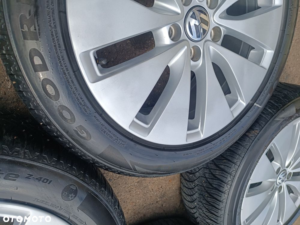 5x112 Alufelgi Felgi Aluminiowe 1K0 18 Koła całoroczne SKODA OCTAVIA II III 2 3 VRS SEAT LEON TOLEDO ALTEA VW PASSAT B5 B6 GOLF V VI VII 5 6 7 GTi Gtd TOURAN CADDY JETTA AUDI A4 B5 B6 A3 8P 8V Legnica ALU-RAD 225/50 - 6