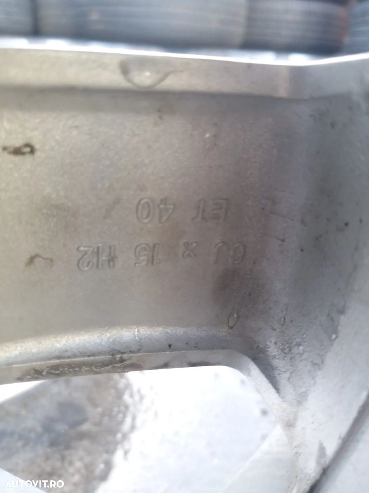 Set 4 X Jante pentru Volkswagen Polo R15 , cod: 6RU601025A - 5