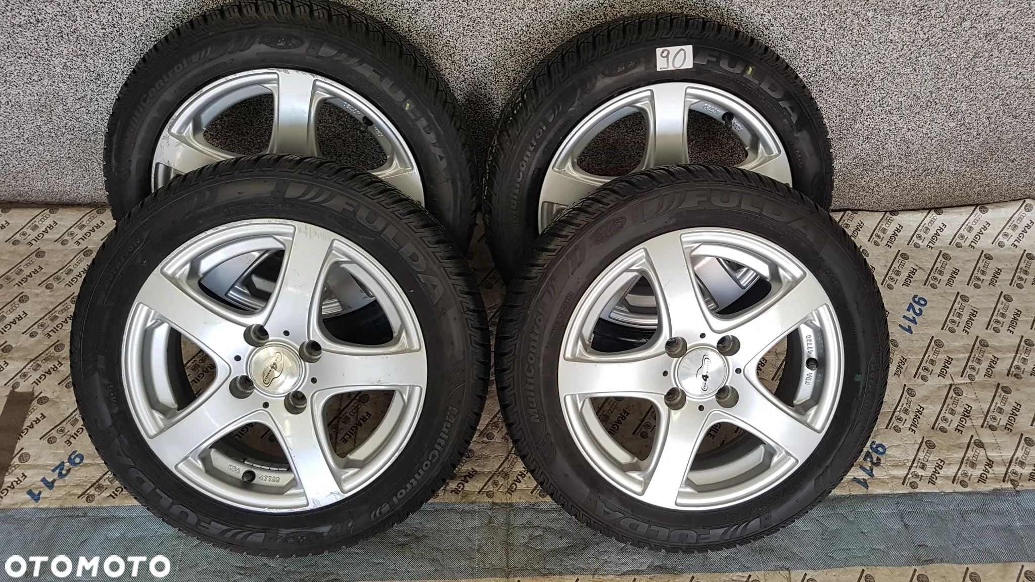 KOŁA CAŁOROCZNE CITROEN C1 TOYOTA AYGO PEUGOT 1008 4X100 155/65R14 5,5JX14 ET35 - 1