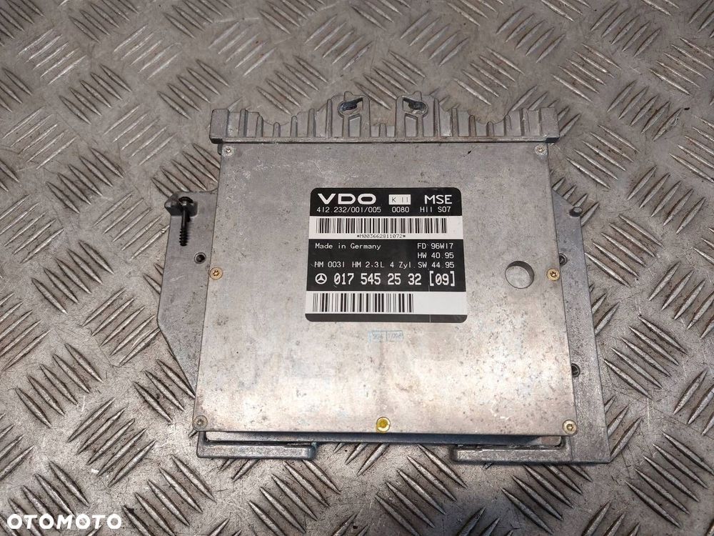 KOMPUTER STEROWNIK SILNIKA MERCEDES-BENZ W210 E200 2.3 16V 0175452532 - 1