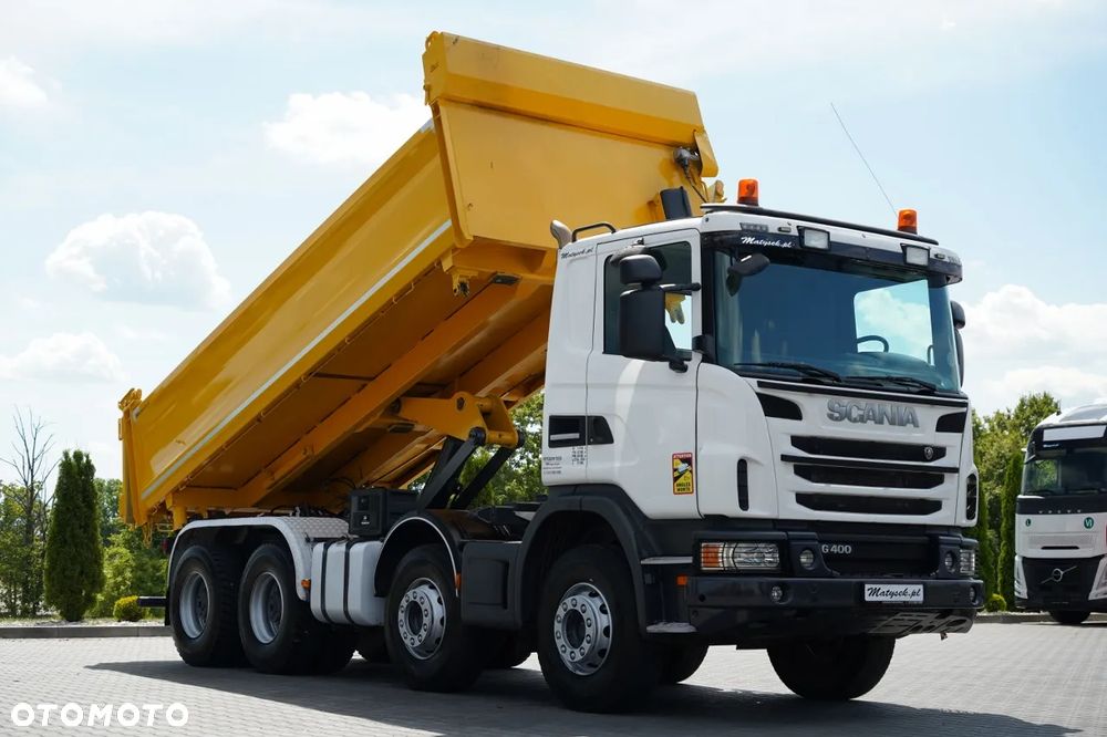 Scania G 400 / 8x4 / WYWROTKA / HYDROBURTA / BORDMATIC / MANUAL - 7