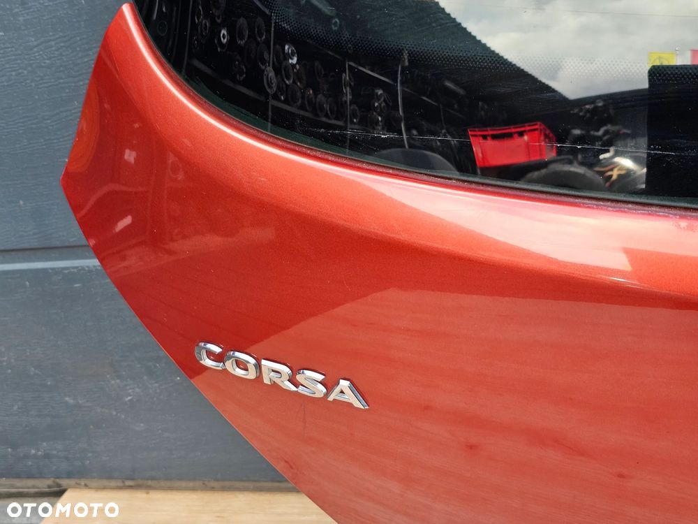 KLAPA BAGAŻNIKA TYŁ OPEL CORSA D 3D Z50K 3 DRZWI - 10