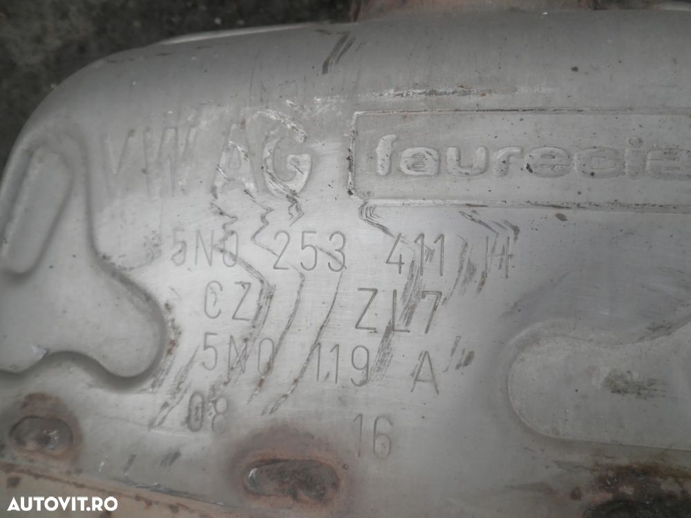 Toba finala + intermediara Audi Q3 2.0 TDI 2016, VW Tiguan 5N, 5N0253611H 5N0253411H - 4