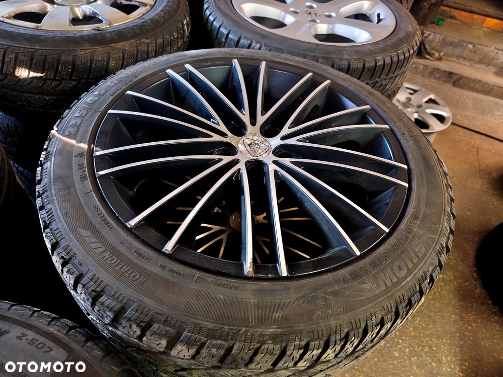 5x112 Alufelgi Felgi Aluminiowe 18 Koła Zimowe Zima SKODA SUPERB YETI  SEAT EXEO ATECA ALHAMBRA II 2 VW PASSAT B5 B6 B7 B8 ARTEON TIGUAN SHARAN II 2 AUDI A4 B5 B6 B7 B8 B9 A6 C5 C6 C7 Q3 Q5 A5 A8 D2 D3 D4 MERCEDES BMW 6mm Legnica ALU-RAD 235/45 - 1