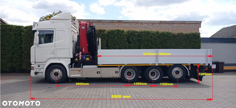 Scania R580 V8 8x4 HMF 3220K7-19m - 4
