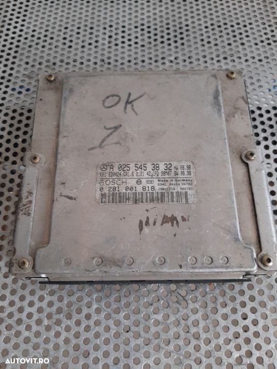 Calculator Motor ECU Mercedes C Class W203 2.2 Cdi Euro 3 Cod A0255453832 - 2