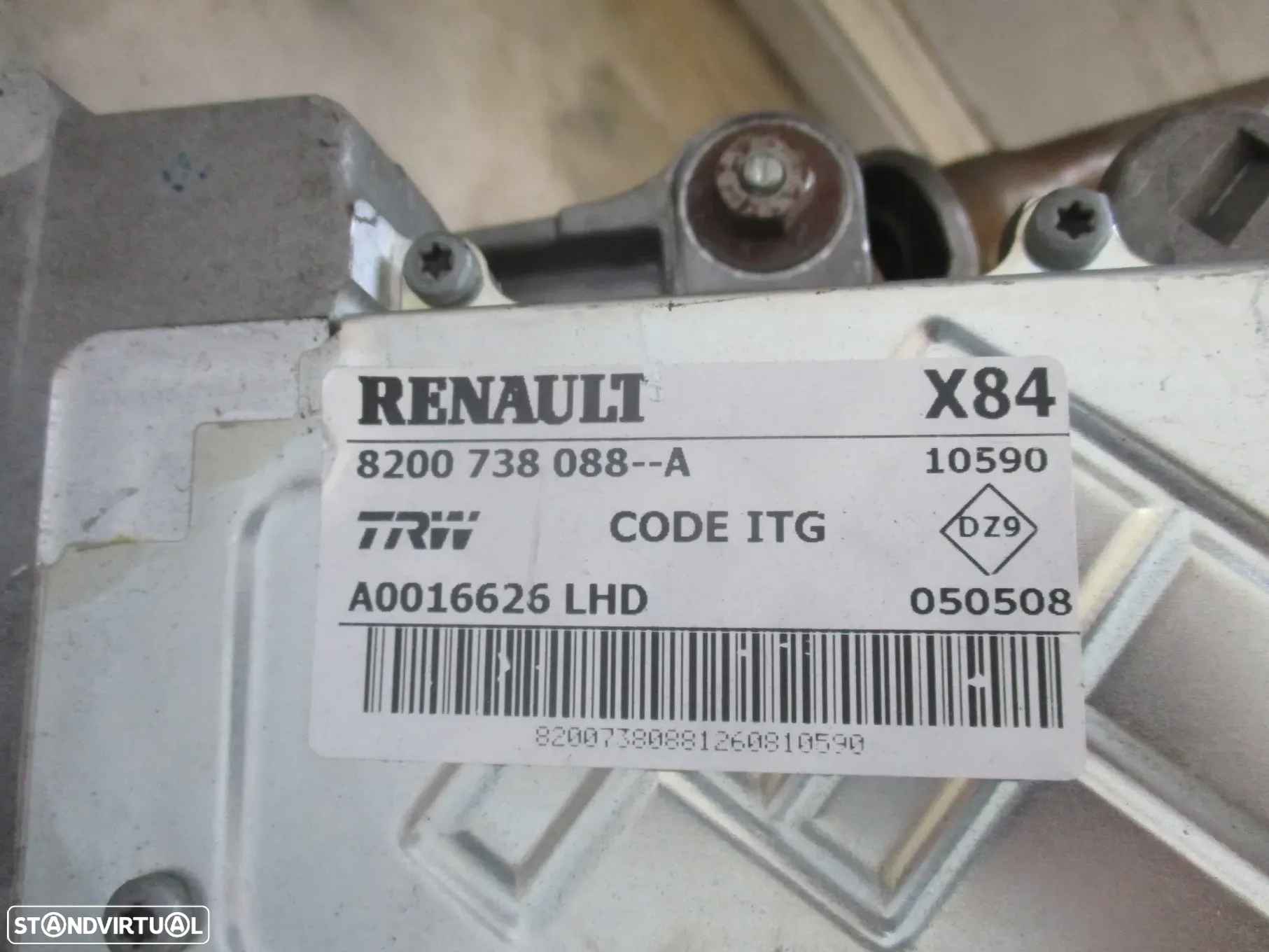 Motor Coluna Direção Renault Megane 2 2005 - 6