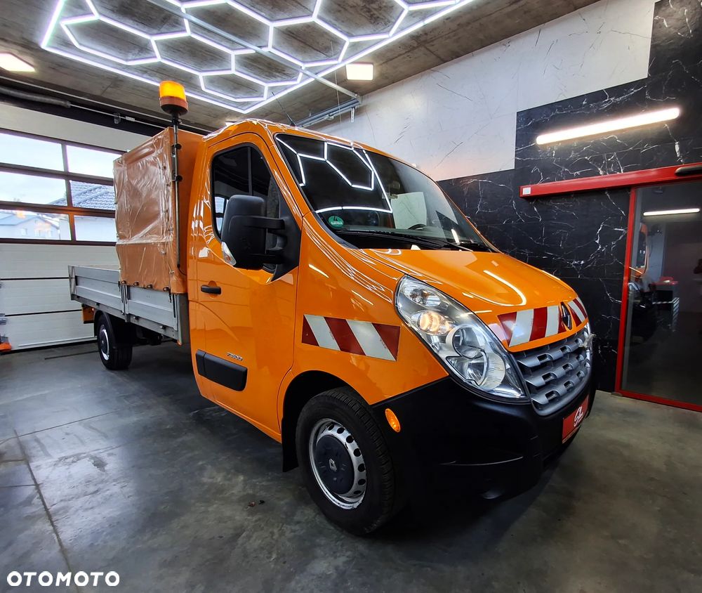 Renault Master Lift 2012r Skrzynia 4metry Służba Drogowa Oświetlenie Ostrzegawcze Kamera Cofania Automatyczna Skrzynia Biegów Hak Samochód Drogowy Webasto Przetwornica 230V