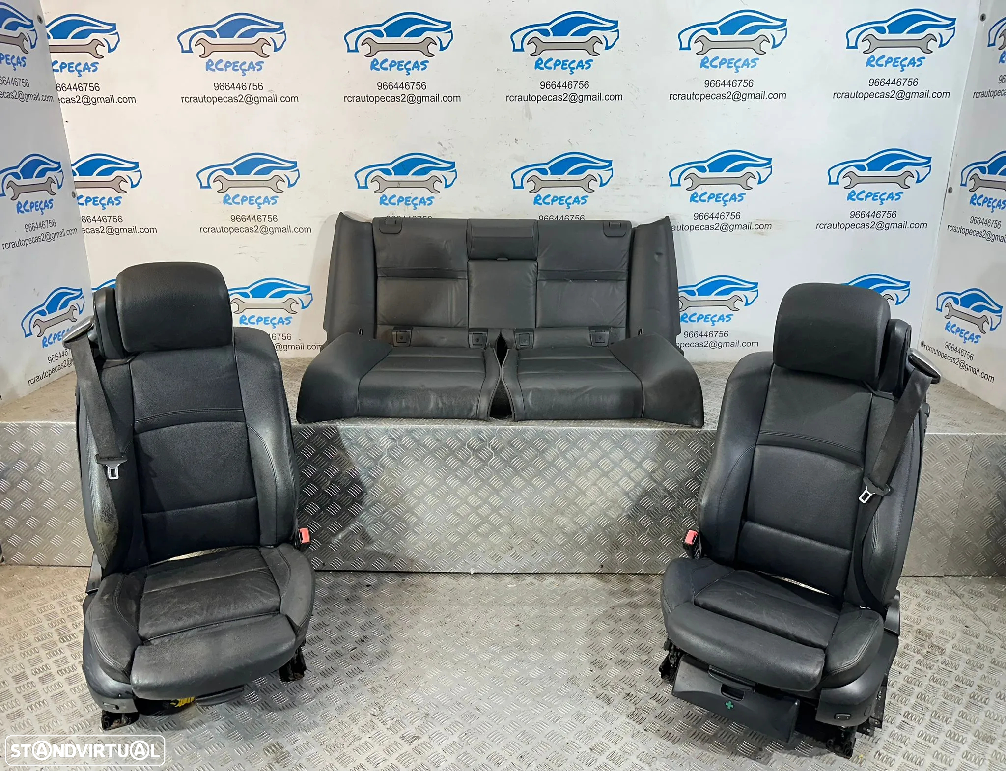 .Conjunto Bancos Elétricos Memoria Pele Pack M BMW Serie 3 E93 Cabrio 2007 – 2013 - 2
