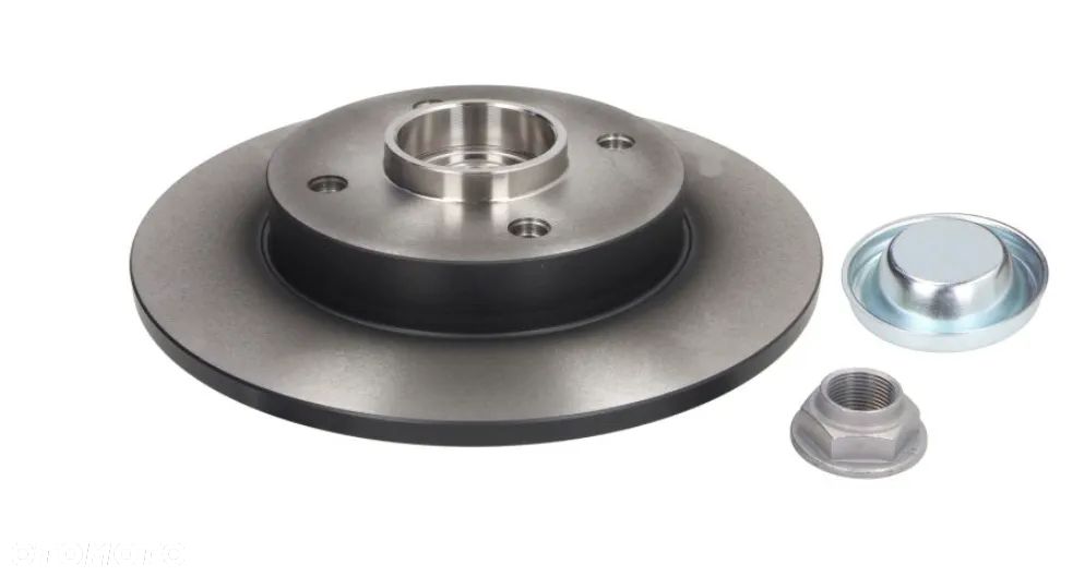 TARCZE HAMULCOWE TYŁ CITROEN C4 coupe (LA_) ,C4 I (LC_), C4 I sedan PEUGEOT 207 (WA_, WC_) ,307 (3A/C) ,307 Break (3E) ,307 CC (3B), 307 SW (3H), 307 SW Furgon/kombi (3E_, 3H_) - 1