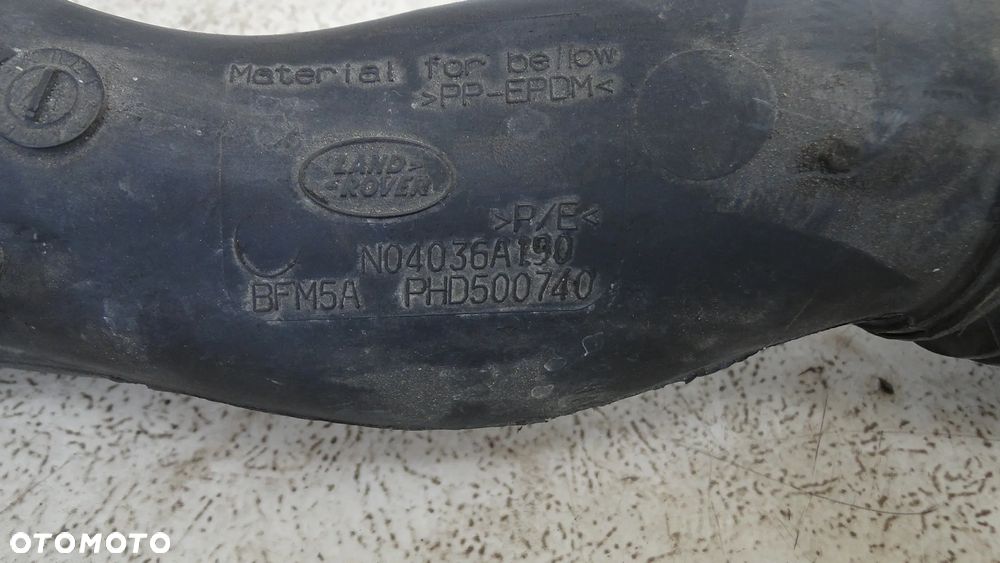 RANGE ROVER SOPRT L320 RURA DOLOT WLOT POWIETRZA FILTRA TURBINY 3.6 V8 - 2