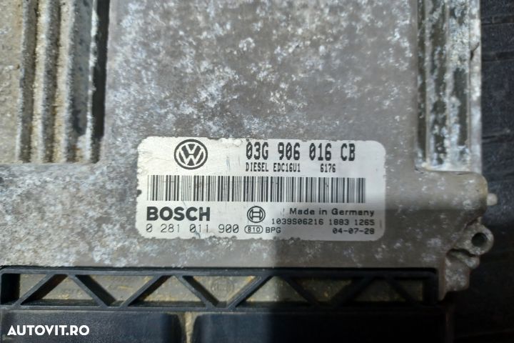 Calculator motor ECU 03G906016CB 0281011900 - 1.9 BKC 03G906016CB 028 - 3