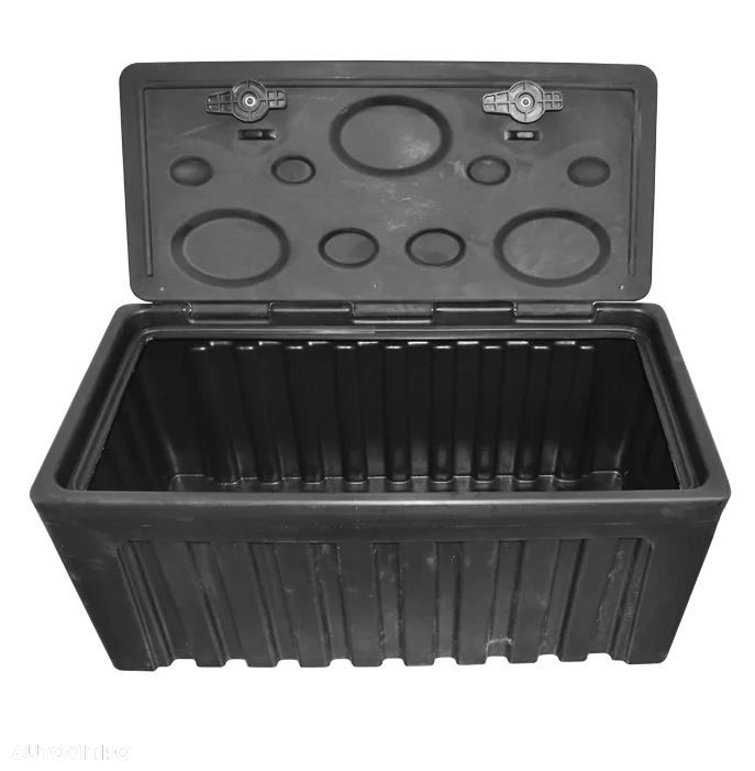 Lada pentru scule fara suport, din plastic negru 480x470x1000 mm - 4