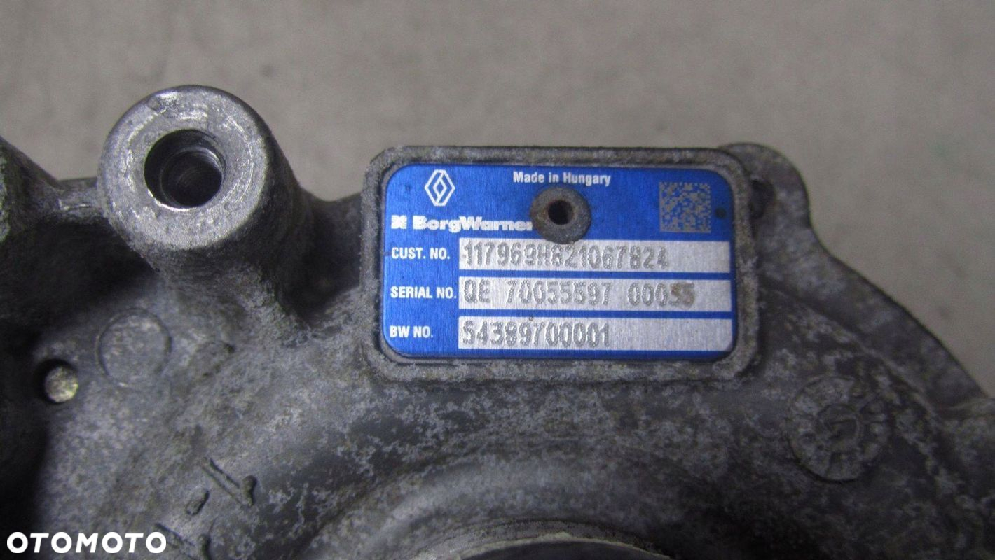 NISSAN X-TRAIL T32 1.6 TURBOSPRĘŻARKA 54389700001 - 4