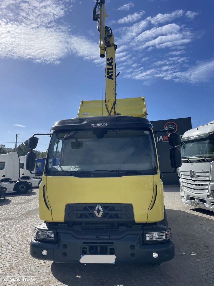 Renault D16 - 240Cv - Basculante C/ Grua - 2019 - 3