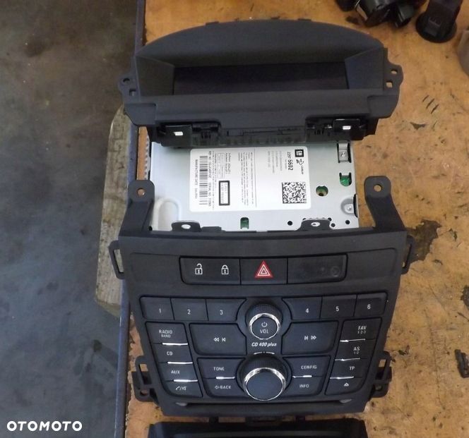 OPEL ZAFIRA C RADIO WYŚWIETLACZ PANEL - 1