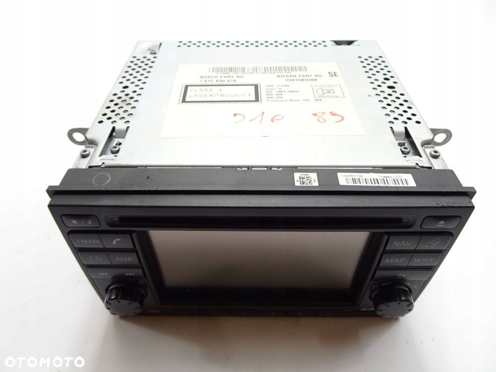 radio cd nissan qashqai j10 10-13 r. - 2
