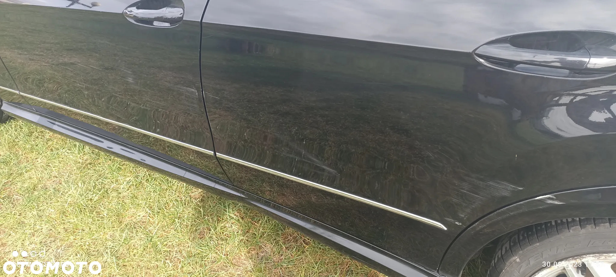 MERCEDES W212 AMG LISTWA NAKŁADKA PROGOWA 197 CZARNE - 6