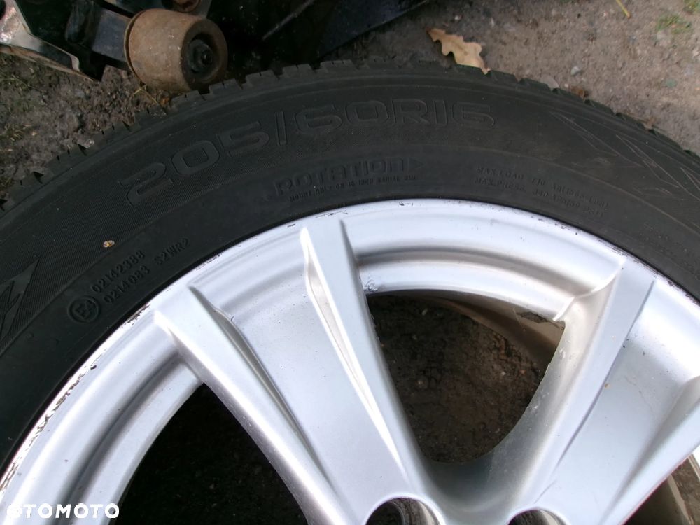 KOŁA FELGI ALU OPONY NOKIAN WIELOSEZONOWE 205/55/16 TOYOTA AVENSIS T27   VERSO  5X114,3 AURIS - 7