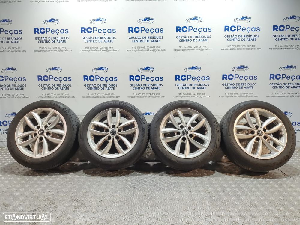Conjunto Jantes 17 5 Star Double Spoke R124 Mini Cooper R60 R61 7J ET50 5x120 - 1