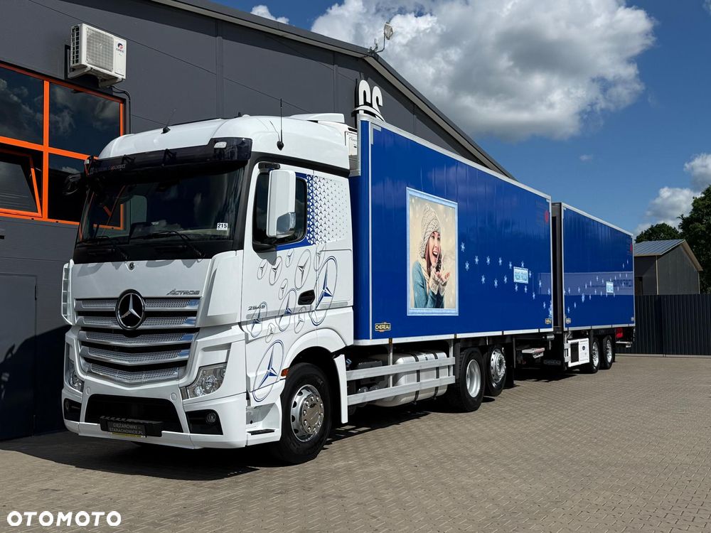 Mercedes-Benz Actros 2545 Zestaw przejazdowy chłodnia tandem 36 Epal // Świeżo z Niemiec !! - 2