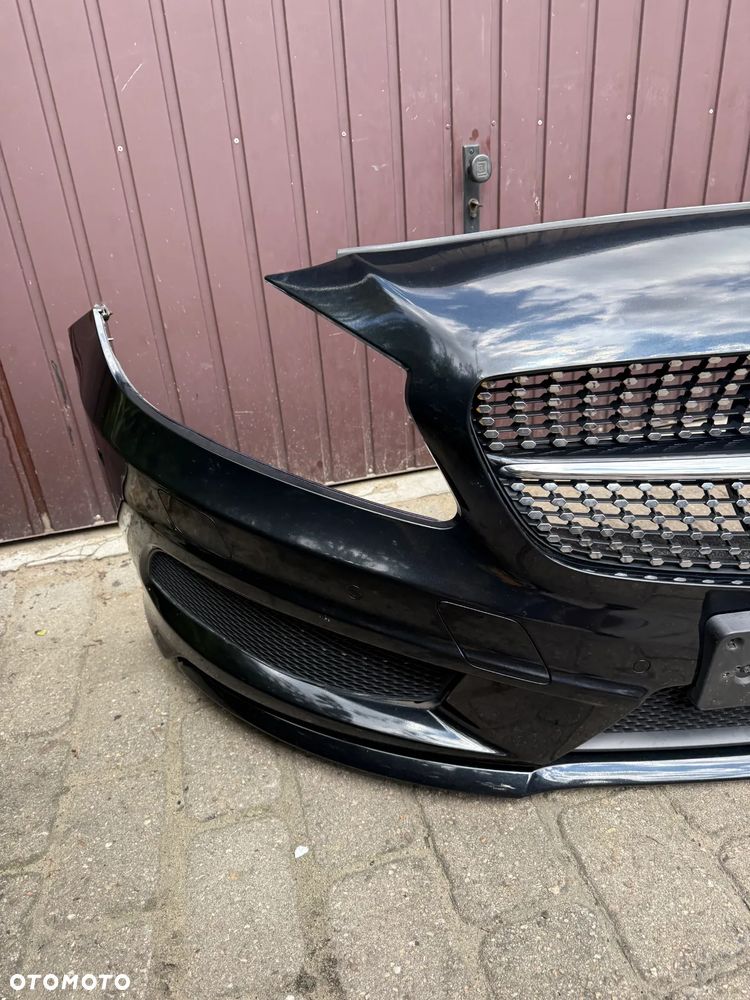 MERCEDES A KLASA W176 ZDERZAK PRZEDNI AMG XENON PDC RADAR KOMPLETNY 191 - 3