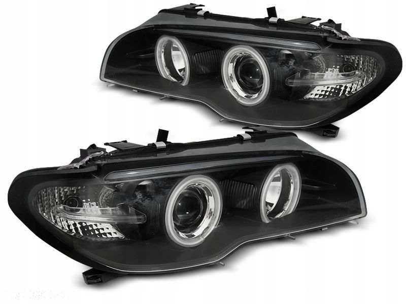 Reflektor Lampa kpl Soczewka Xenon Clear Black Bmw 3 E46 Lift Fl Coupe 03- - 2