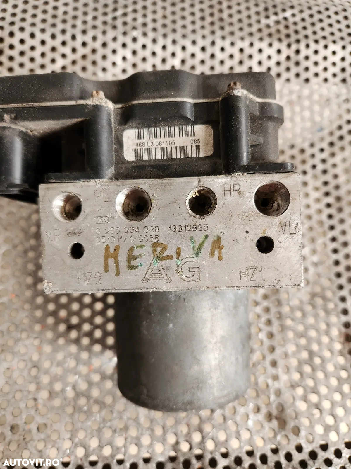 Modul Pompa Unitate ABS Opel Meriva A Cod  Dezmembrari Arad - 8