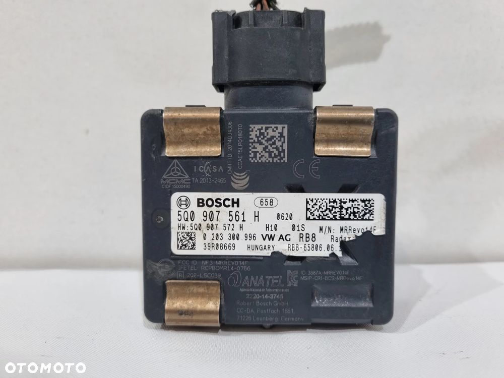 VW AUDI SEAT SKODA RADAR CZUJNIK SENSOR DISTRONIC ACC 5Q0907561H - 5