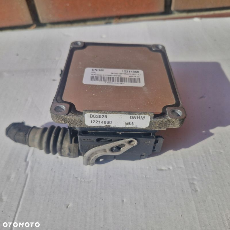 KOMPUTER STEROWNIK SILNIKA OPEL ASTRA G 2 II 12214860 - 2