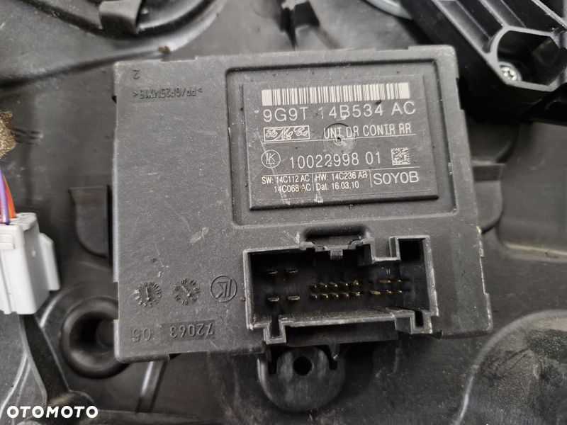 VOLVO XC70 II 2 CROSS PODNOŚNIK MECHANIZM SZYBY PRAWY TYŁ EU 9G9T14B534AC - 2