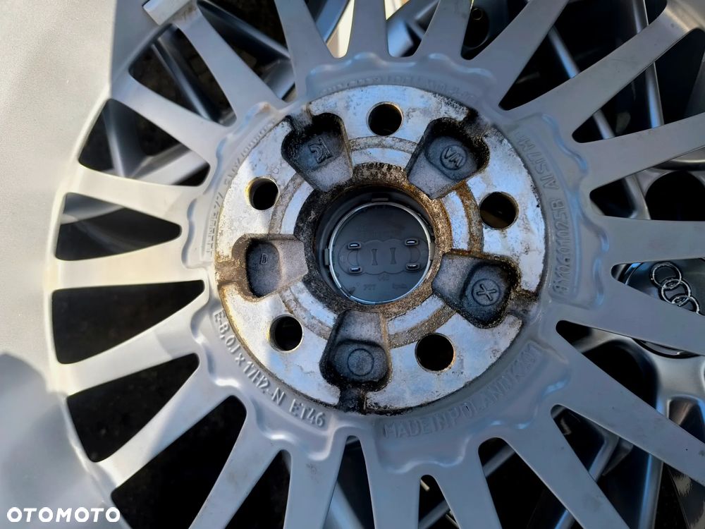 5x112 Felgi Aluminiowe Alufelgi 17 Koła AUDI A3 8P 8V 8Y A4 B5 B6 B7 A6 C5 C6 Q2 Q3 Legnica ALU-RAD VW SEAT SKODA 8Y0 - 16