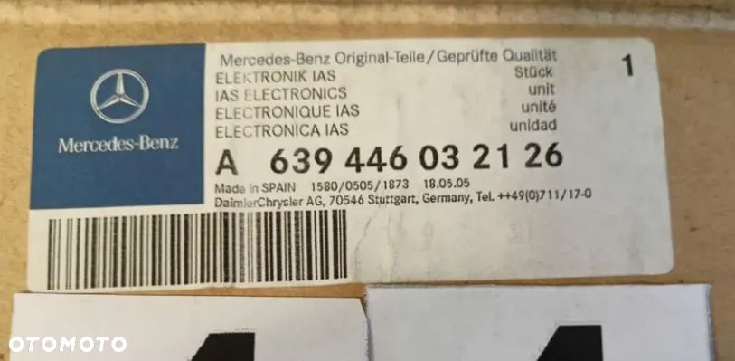 Licznik, zegary W639 Mercedes Vito Viano Nowy Oryginalny 6394460321 bez multifunkcji - 4