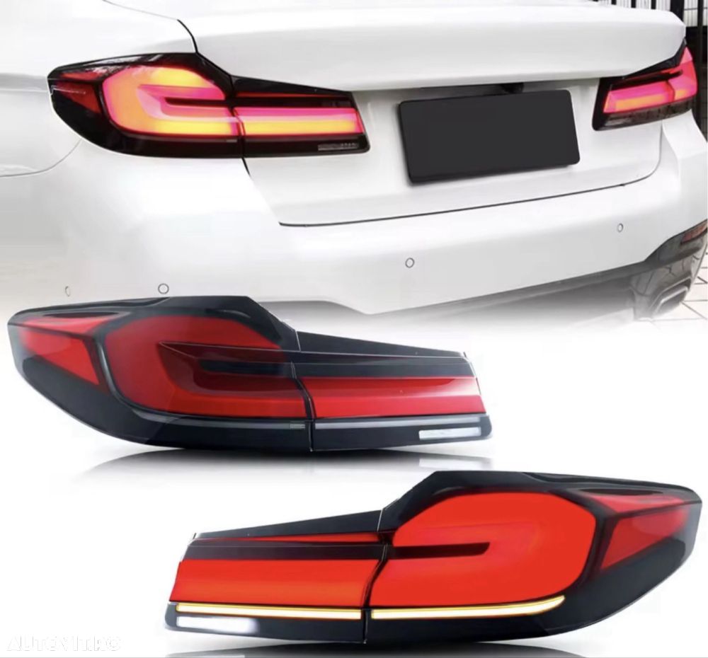 Set Stopuri Full LED Lampi Triple Lampa Spate Bmw Seria 5 G30 2017-20 - 1