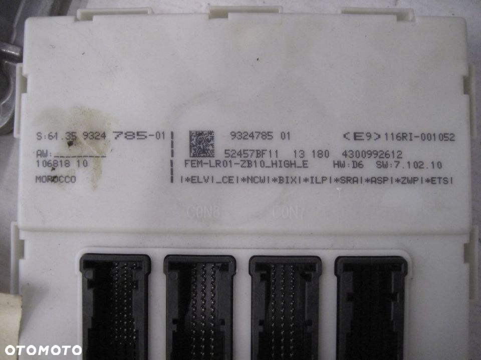BMW 1 118D F20 KOMPUTER ZESTAW DO ODPALENIA 0281030325 8576341 - 3