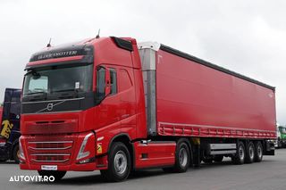 Volvo FH 500 / I-SAVE / KIT / I-PARK COOL / MODEL NOU / ANVELOPE 100% / + SCHMITZ-CARGOBULL / PERDEA / TOPA DE EȘTIE DE 9 M OȚEL / ACOPERIE 3 NIVELURI PENTRU CONDUCERE / TOMĂ DE EȘTIERE / 2021