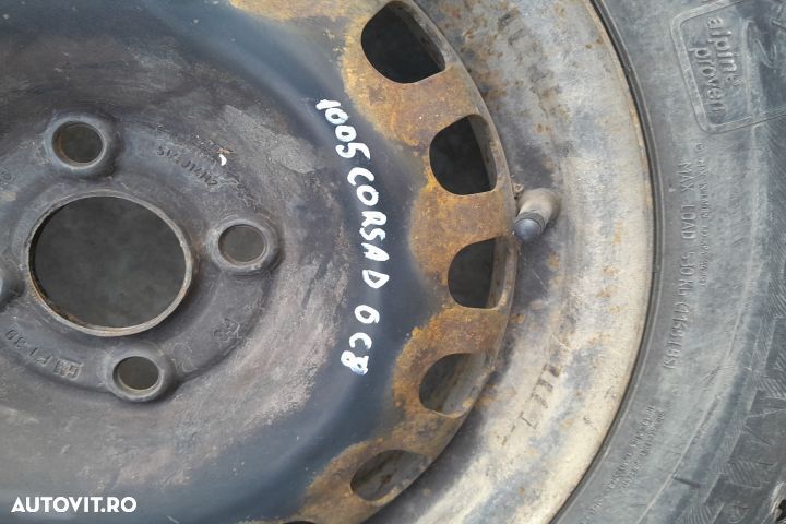 Janta tabla 14 CU ANVELOPA 185 / 65 R14 / 51/2 J14H2 CU ANVELOPA 185 - 3