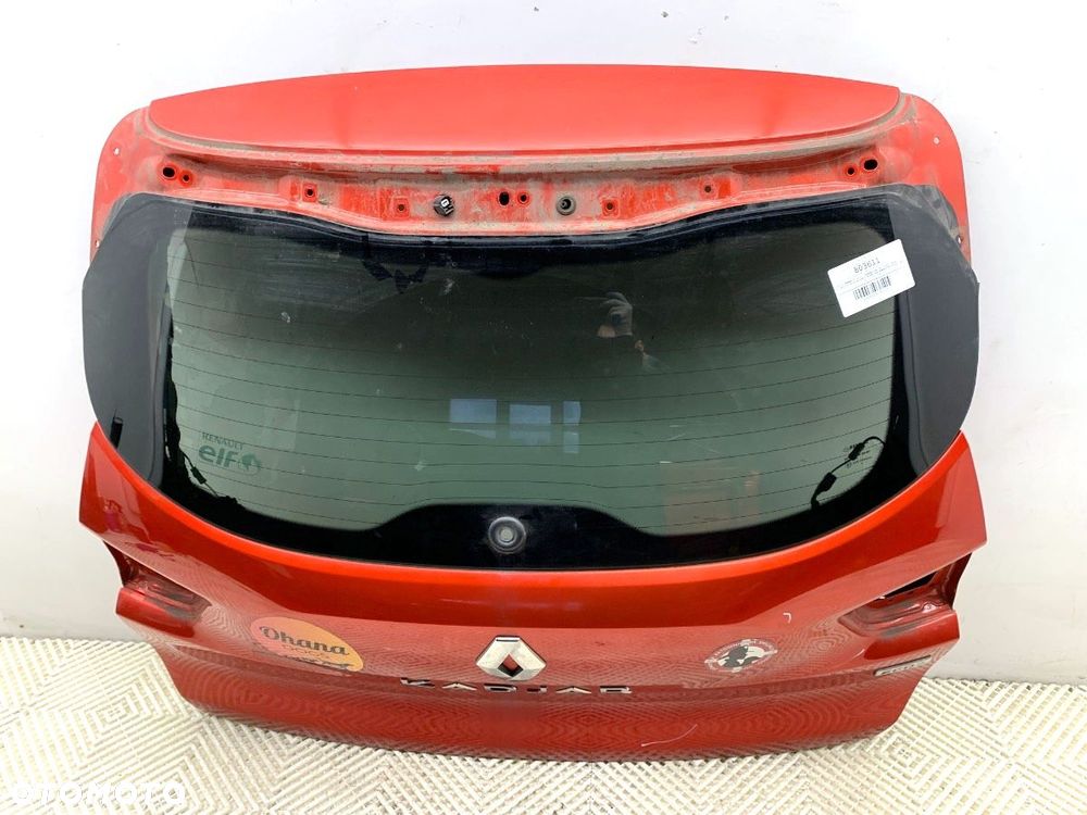 KLAPA TYŁ  RENAULT KADJAR (HA_, HL_) 2015 - 2022 1.5 dCi 110 (HLA3) 81 kW [110 KM] olej napędowy - 1