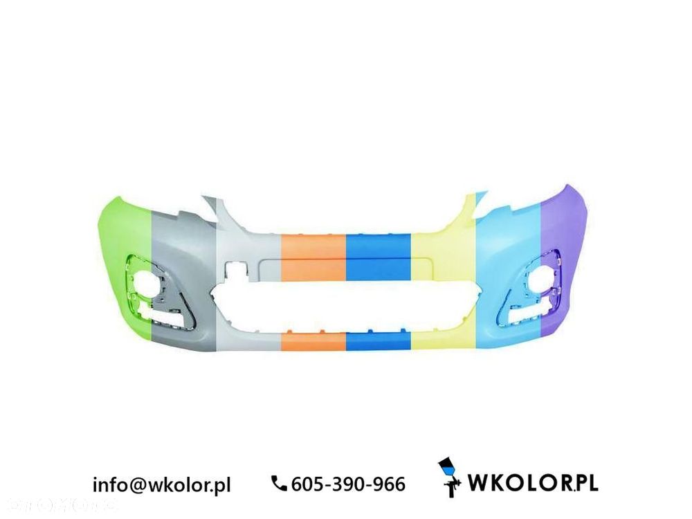NOWY ZDERZAK PEUGEOT 108 2014- LAKIEROWANY W KOLOR - 1