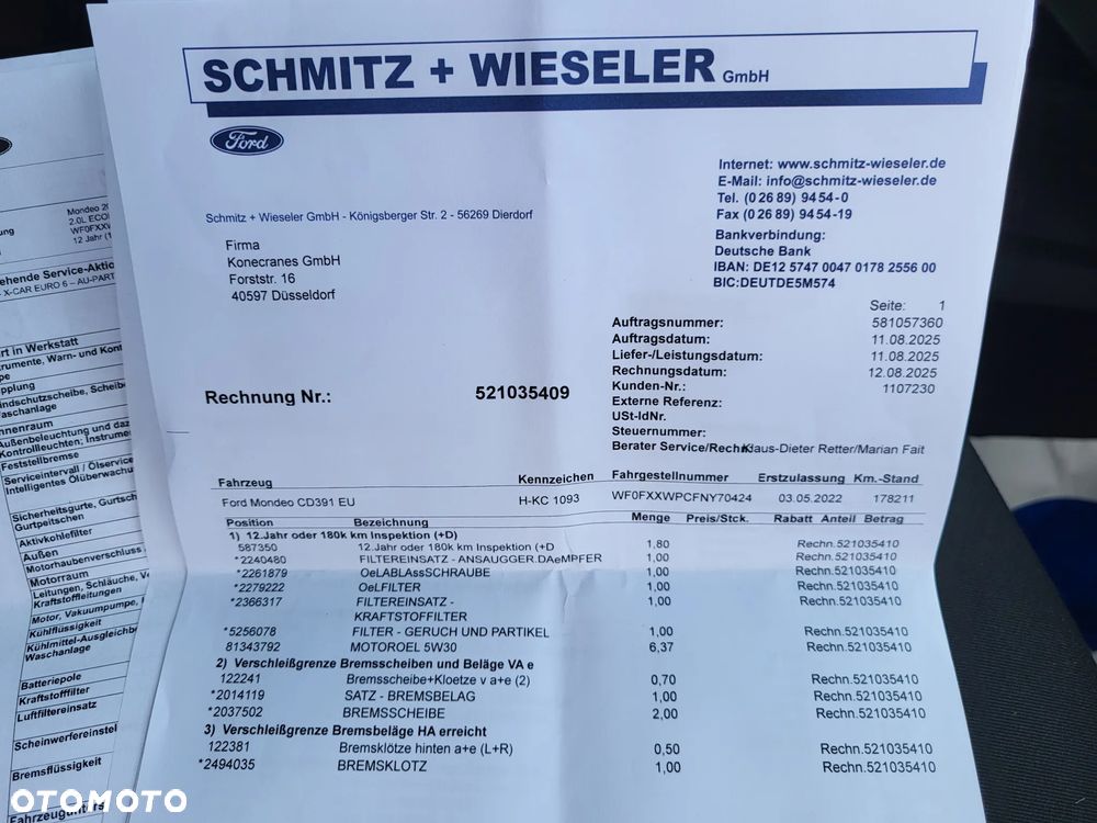 Ford Mondeo Turnier 2.0 EcoBlue Titanium - 39