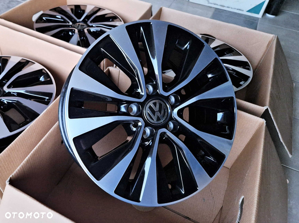 Alufelgi 16 5x112 VW Golf Passat Touran Jetta Caddy Tiguan Czarne 311#