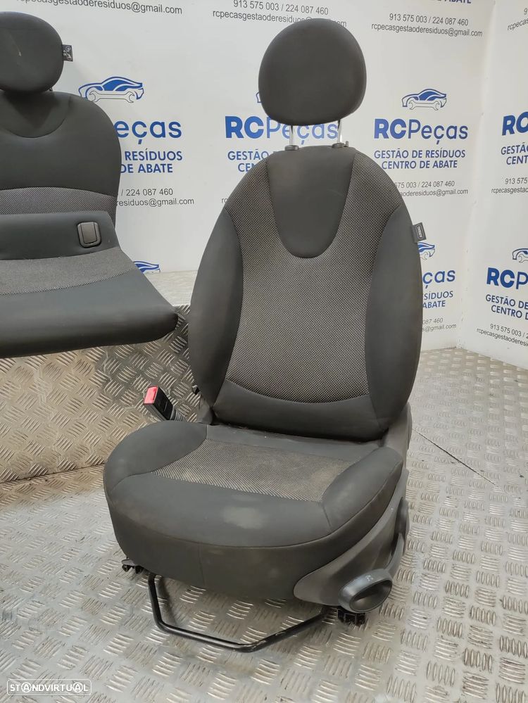 Conjunto Bancos Tecido Mini Cooper R56 R55 Clubman R57 Cabrio LCI - 5